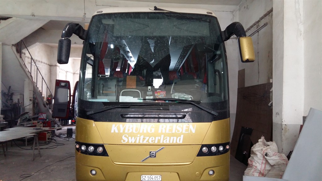 İSVİÇRE'DEN GELEN VOLVO MARKA OTOBÜSÜN İÇ YENİLEMESİ